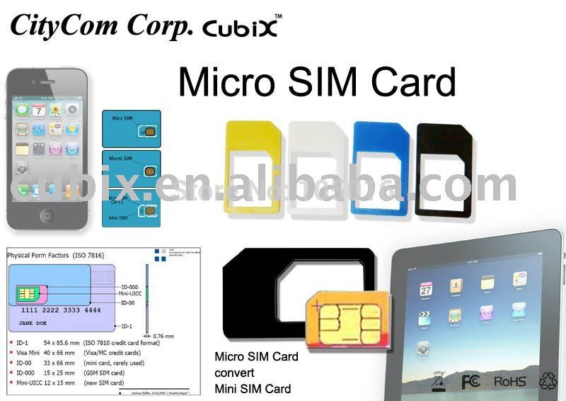 iphone 4 sim card template. Insert the micro sim card into
