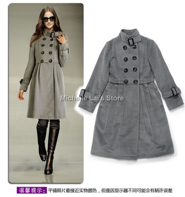 Grey Cashmere Coat