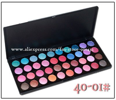  new 40 color ultra shimmer eyeshadow palette set makeup no logo 