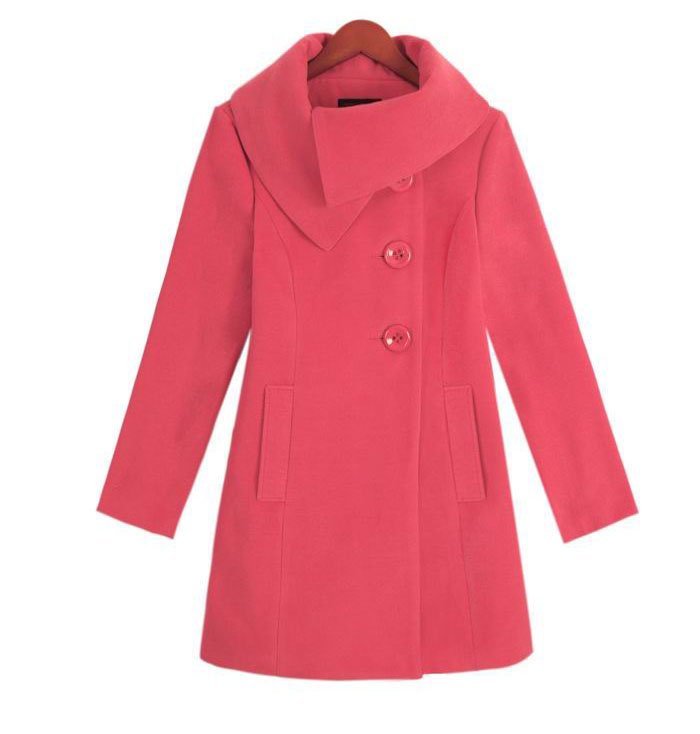 hot pink color. coat hot pink color WT002