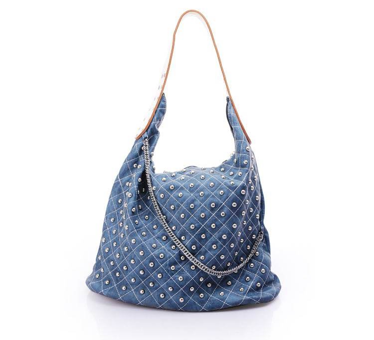 UPS Free shipping Fashion bags New women's leather bag handbag Denim