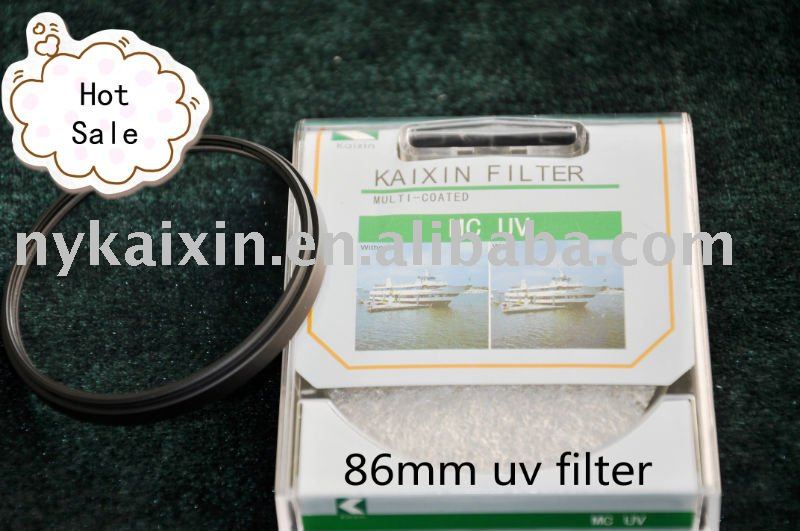 Wholesale schott glass camera accessories uv filter hot sale 86mm for SLR camera high quality for 