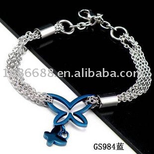 WHOLESALE EQUTE MEN GOLD CROSS TITANIUM STEEL CHAIN BRACELET WHOLESALE EQUTE MEN GOLD CROSS TITANIUM STEEL CHAIN BRACELET