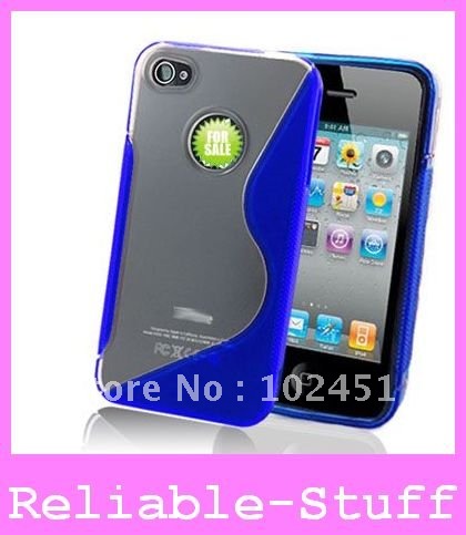 Iphone  Case on Iphone 4 4s Gel Case  Hybrid S Line Silicone Rubber Tpu Gel Case Cover