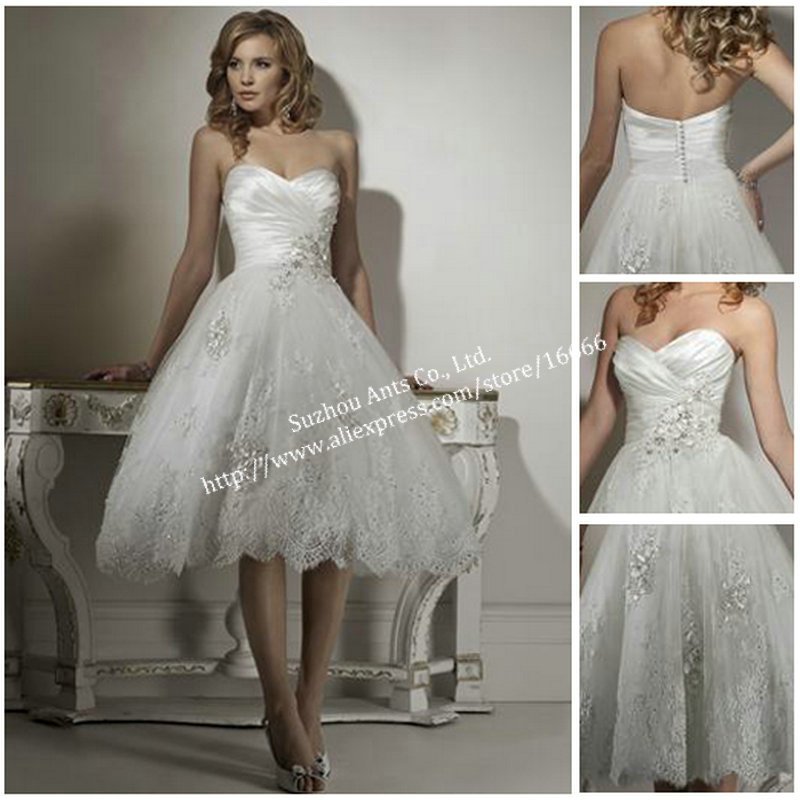 short country wedding dresses