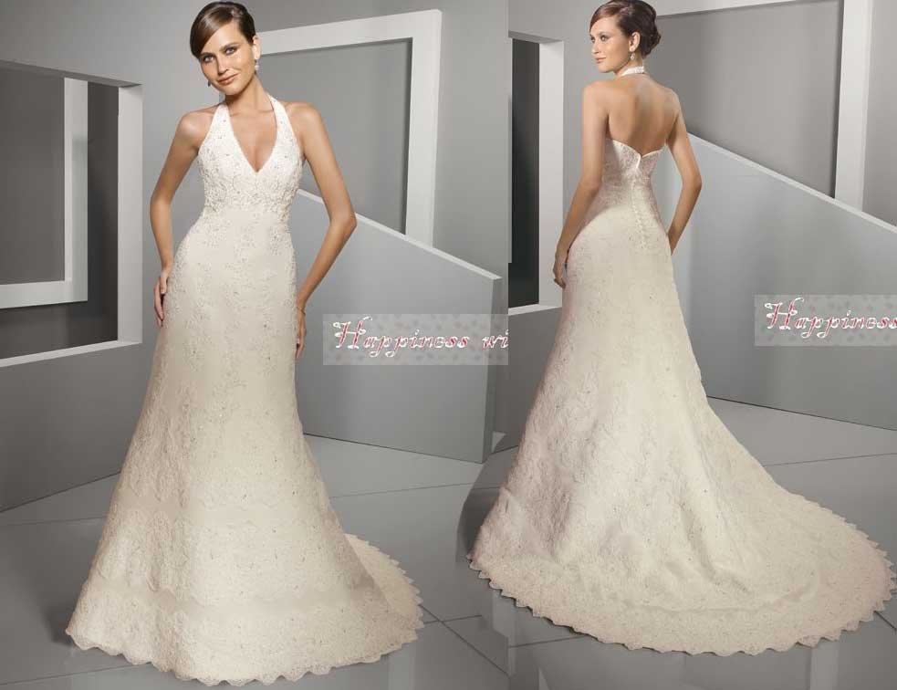 Halter Bridal Gown Free