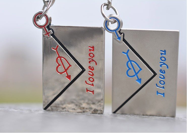 Bestselling Wholesale Valentine Gifts Key Ring Chain QL52090.