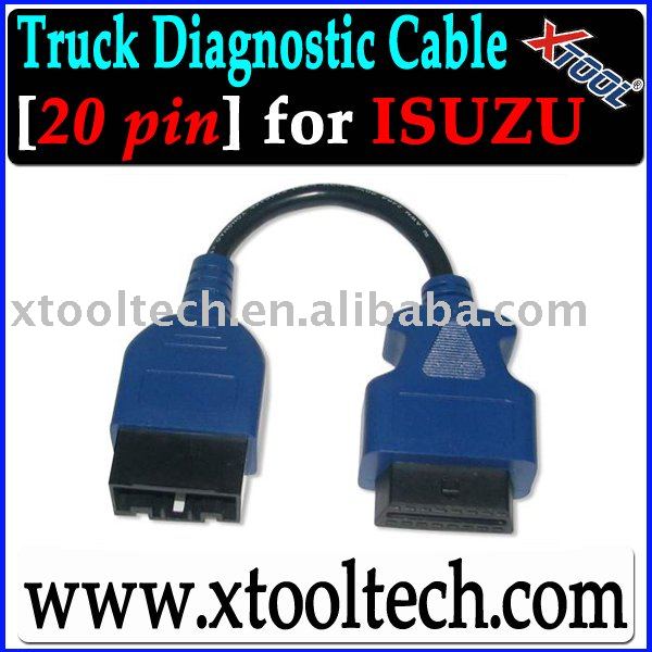 Truck cable/connecter,line 2.diagnostic cable 3.ISUZU truck cable 20 pin