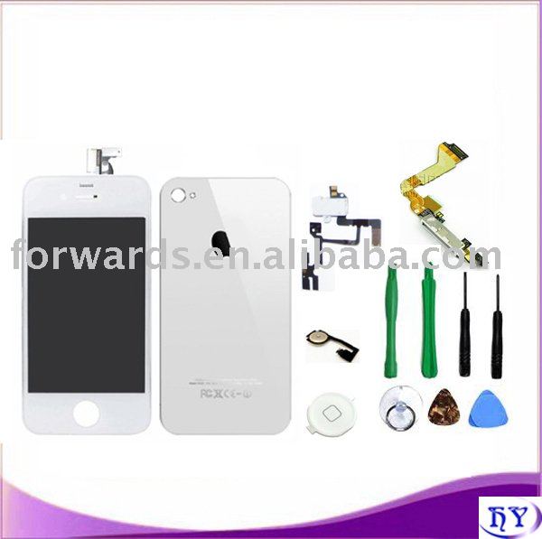 iphone 4g white colour. Buy For iphone 4g kit white color, lcdamp;back full set for iphone 4g repair kit,