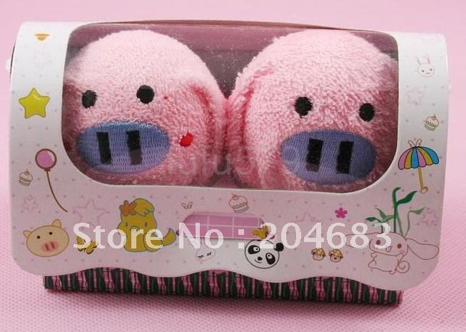 Cute PIG cake towels towel