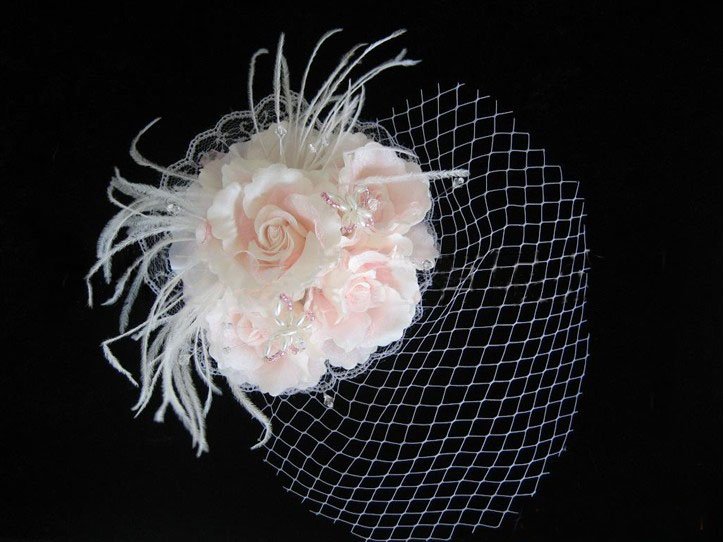 free shippingwedding bridal veils hair accessories bride headdress flower