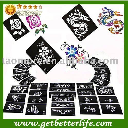 tattoo Stencils for Body art Painting 100 sheets mixed designs free 