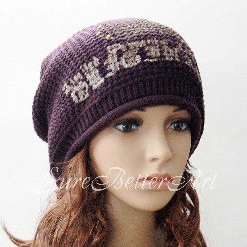 knit beanie hat. Knit Ski Snow Beanie Hat