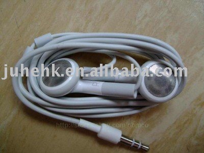 Earbuds   on Mic For Mp3  White 3 5mm Earphones Earbuds With Mic For Ipod Nano Mp3