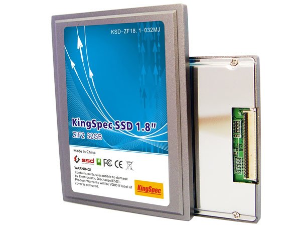 1.8" ZIF 32GB SSD MLC JMicron
