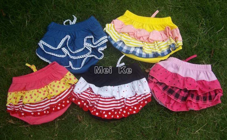 Wholesale Baby Ruffle Bloomers Girls' Shorts Panties toddler girl's