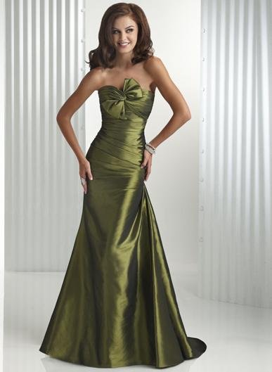 Green Color Wedding Dress Pictures