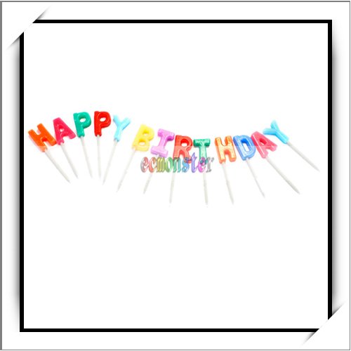 happy birthday cake candles. Cake Candles-J03233