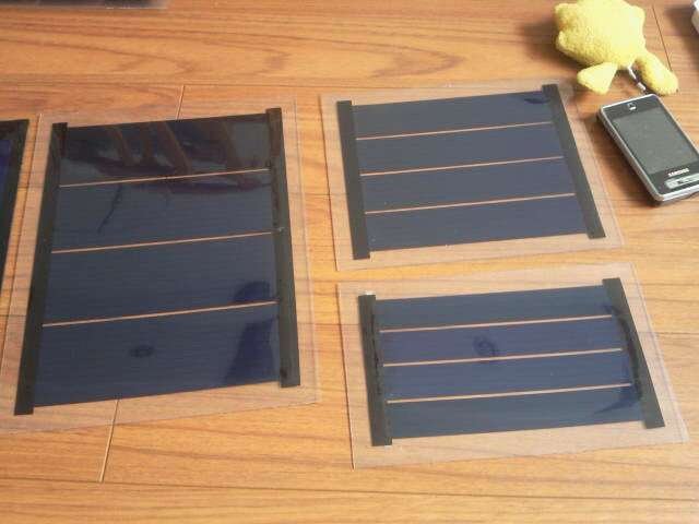 In the same environmental conditions, due to amorphous silicon solar cells 