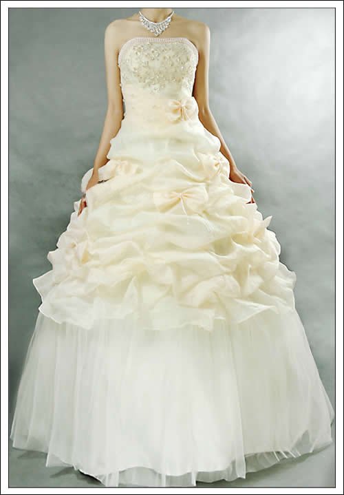designer wedding dresses with bows. ridal dress