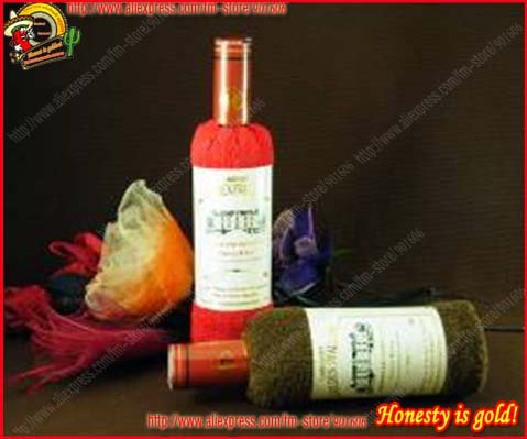  giftTowel cake for Wedding Party Favor Red wine bottle shape towel