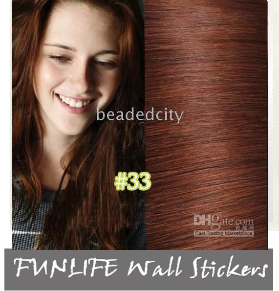 Dark Red Hair Extensions Clip In. rich copper red CLIP IN