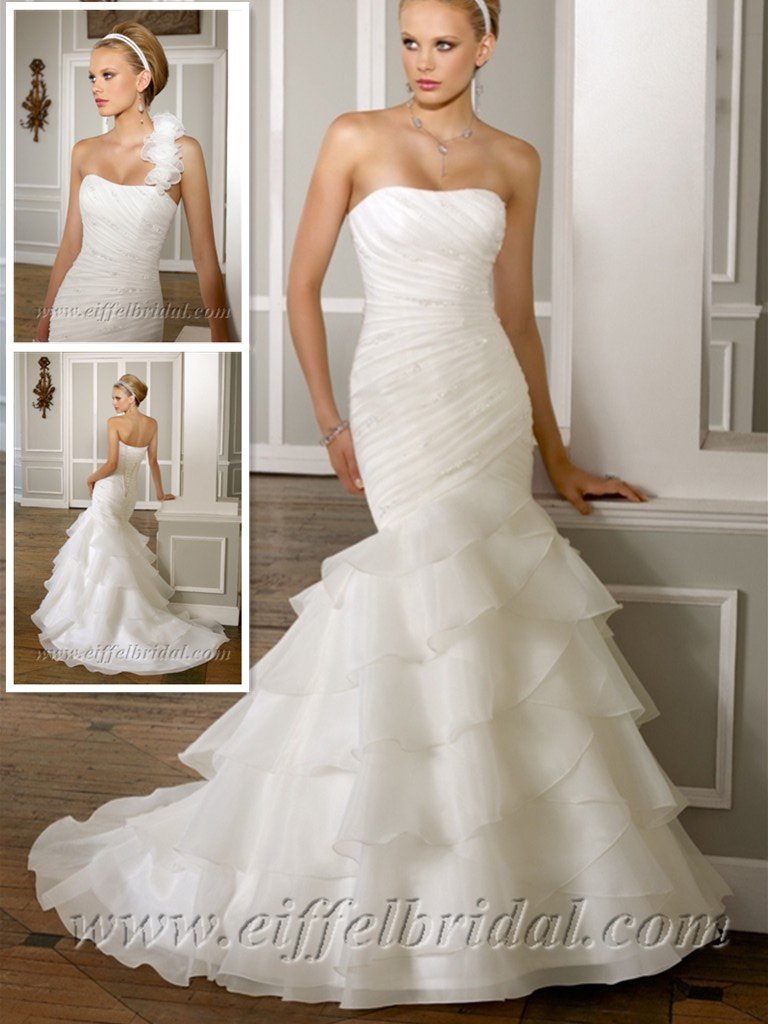 organza wedding dresses