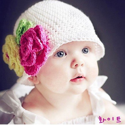 Free Baby Pictures on 50pcs Free Shipping Children S Caps Baby Hats Knitting Hat Beanies