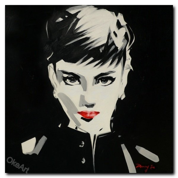 Audrey Hepburn Pastel Portrait