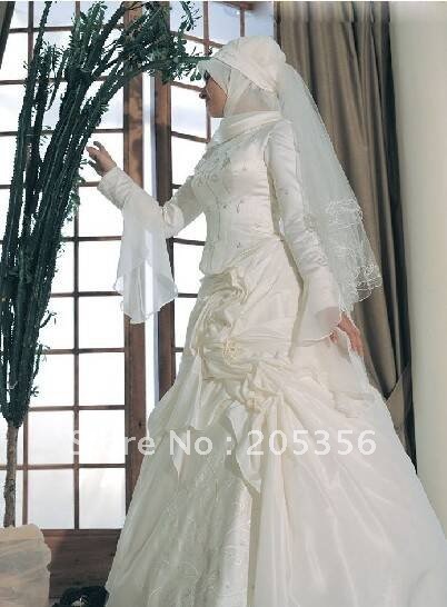 Aline gown long sleeve
