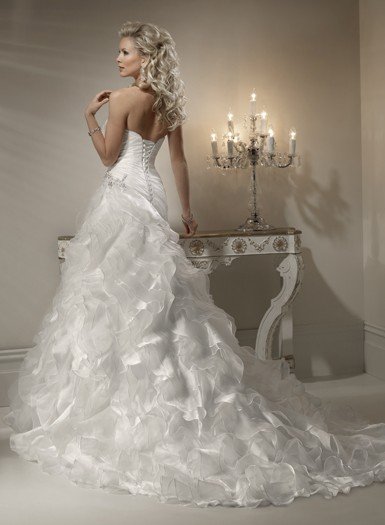 Wholesale Free shipping Exquisite Newest Miri gorgeous wedding dresssatin