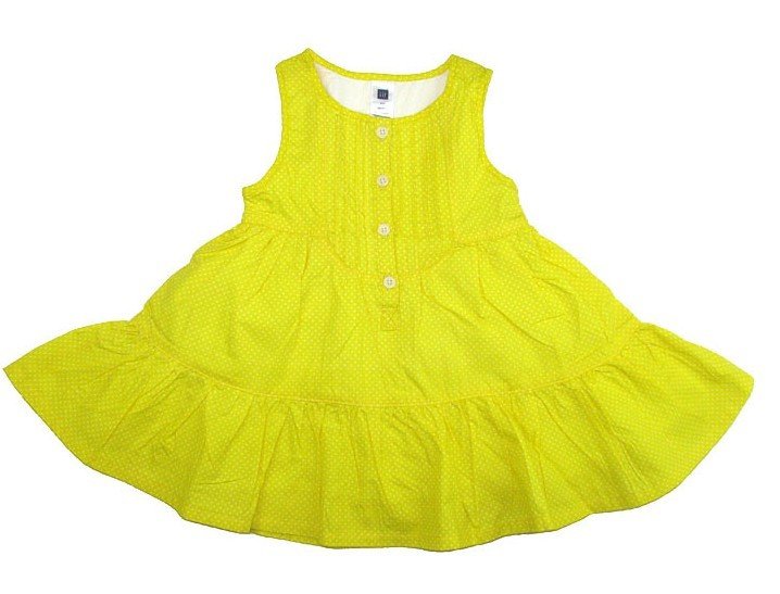 2011 New Arrival Yellow Suspender Summer Baby Dress Two Layer Sleevelss Lovery Petticoat Shirts Casual Dress 2013 Cute Summer Dresses For Kids