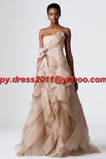 2011 New Design Wedding Dress Style ALine bridal dresses
