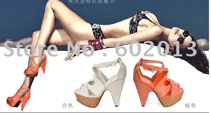 Wholesale 2011 newnew women's sexy high heels flower party shoes wedding 