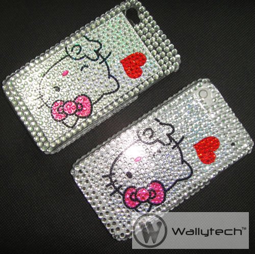 iphone 4 white cover case. For IPHONE4 Kitty Case White