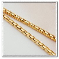 Moda serpiente forma collar, collar de cobre con baño de oro 18k, joyería collar, Gastos de envío gratis (China (continental))