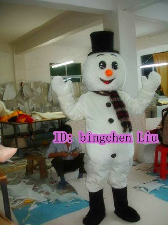 black and white cartoon characters. Snowman Cartoon Character Costume cosplay mascot Custom Products
