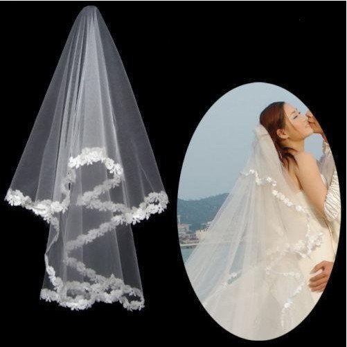 Free shipping wholesale retail 100 gurantee wedding bridal veils with high