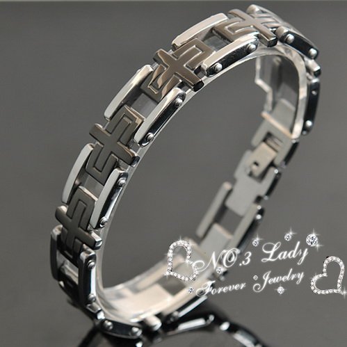Titanium Steel Jewelry on Men S Bracelet 316l Titanium Steel Fashion Jewelry Wholesale 10 Pcs