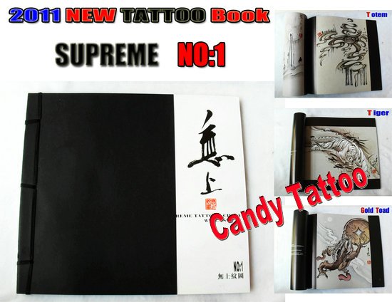 Tattoo book SUPREME NO1 88page tattoo flash 2011 NEW tattoo designs