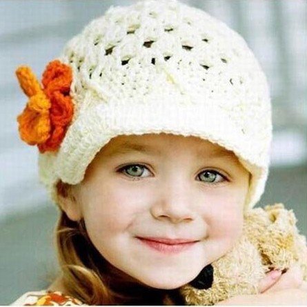  Baby Photo on Beanies Baby Flower Caps Baby S Cotton Caps Baby Knitted Hat Baby