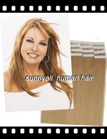 black hair with blonde extensions. WHOLESALE 20quot;REMI TAPE HAIR