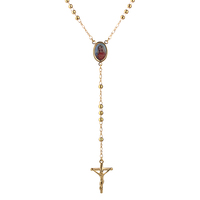Moda cruz colgante de collar, collar de cobre con baño de oro 18k, Gastos de envío gratis (China (continental))