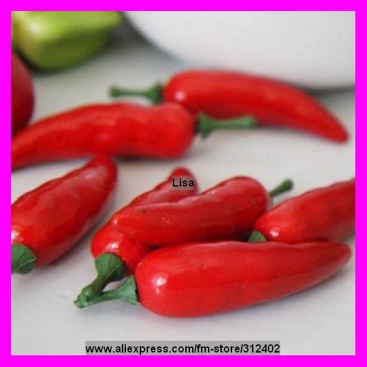 High simulation Fruits Artificial vegetable chili pepper Wedding Festival 