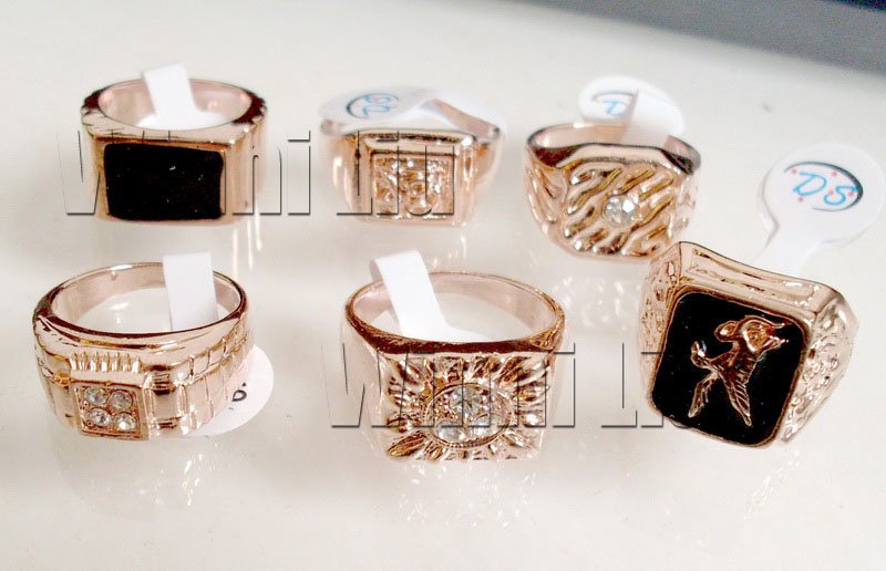 ... Crystal rhinestone Men's rings jewellery charm rings fashion jewelry