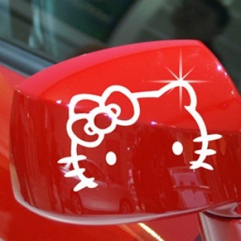 kitty Car Sticker,laptop