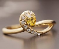 9k 9CT 14k 18k Solid Yellow Gold Natural Diamond Ring M 94(stamped 9k) Women Jewelry.Gold Ring,Diamond Ring,(China (Mainland))