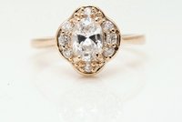 9k 9CT 14k 18k Solid Yellow Gold Natural Diamond Ring M99(stamped 9k) Women Jewelry.Gold Ring,Diamond Ring,(China (Mainland))