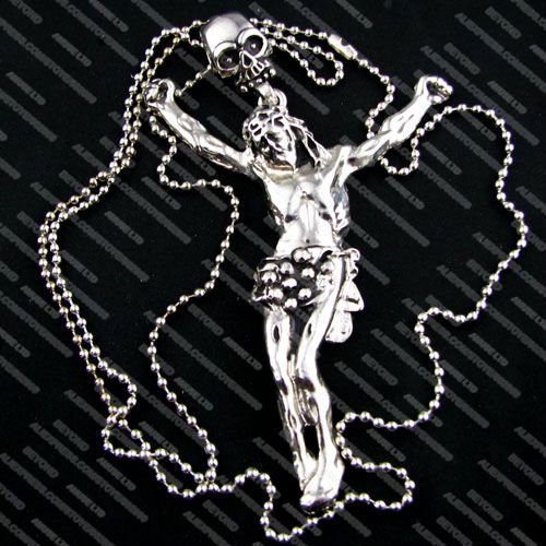 free shipping 50pieces mixed style gothic pendant punk skull necklace 
