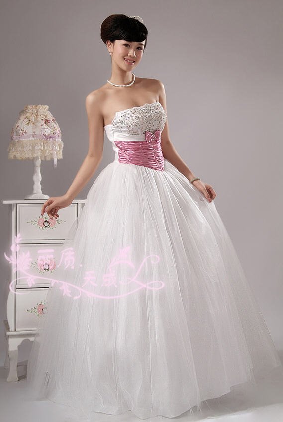 free shipping wedding dress princess evening dress skirt party formal dress